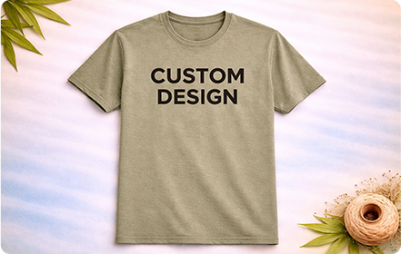 Custom Design Hemp T-Shirts