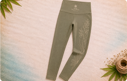 Custom Design Hemp Leggings