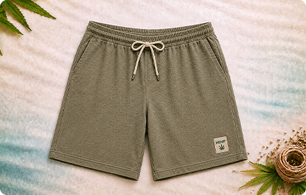 Hemp Drawstring Shorts