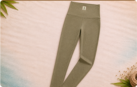 High-Waist Hemp Leggings