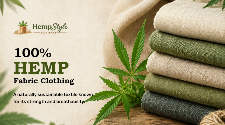100% hemp fabric clothing