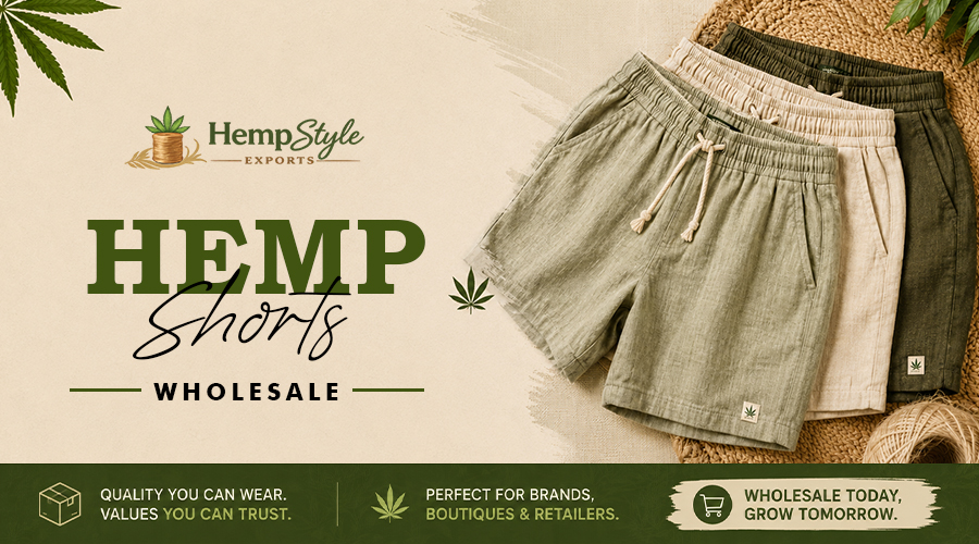 hemp shorts wholesale