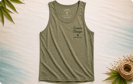 Custom Design Hemp Tank Tops